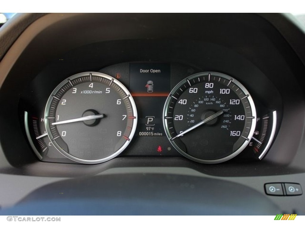 2017 MDX Technology - Crystal Black Pearl / Parchment photo #48