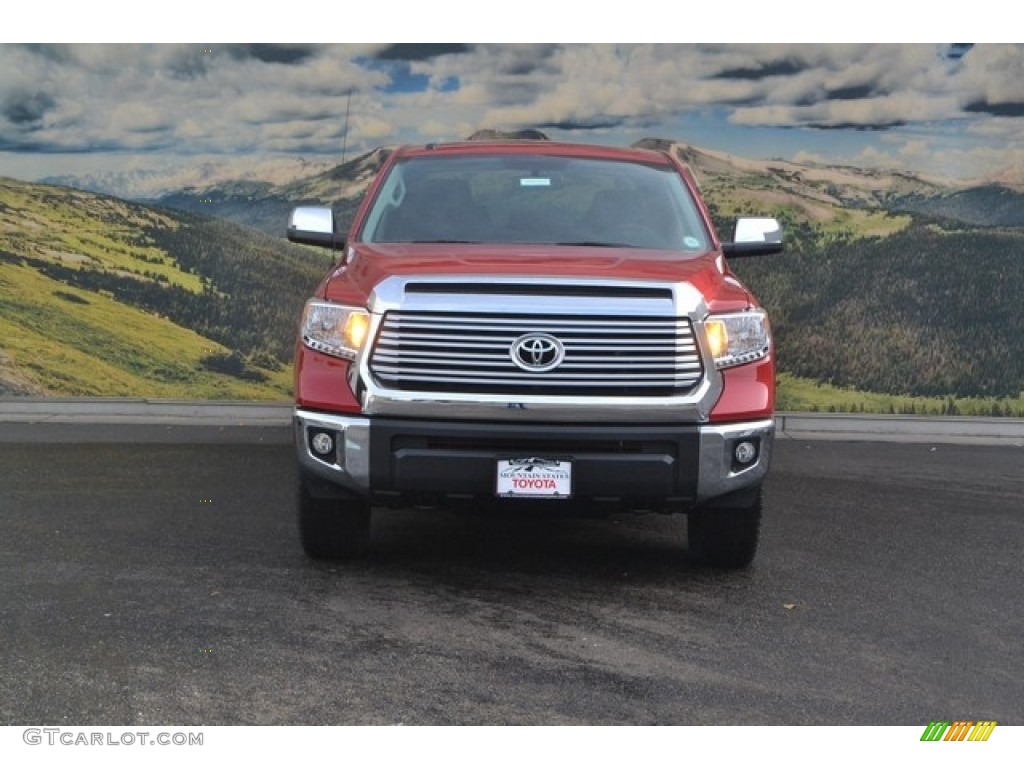 2017 Tundra Limited CrewMax 4x4 - Barcelona Red Metallic / Black photo #2