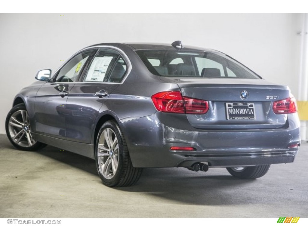 2017 3 Series 330i Sedan - Mineral Grey Metallic / Black photo #3