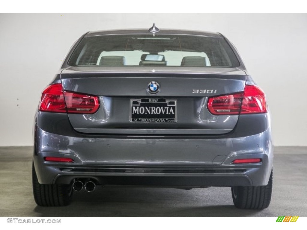 2017 3 Series 330i Sedan - Mineral Grey Metallic / Black photo #4