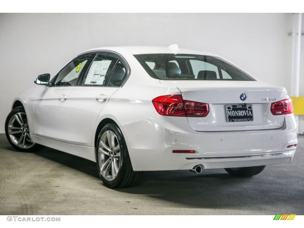2017 3 Series 328d Sedan - Alpine White / Black photo #3