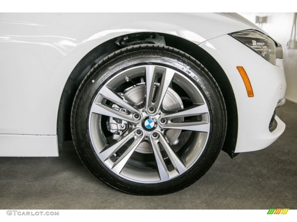 2017 3 Series 328d Sedan - Alpine White / Black photo #9