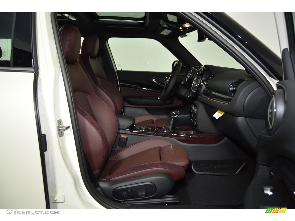 2017 Clubman Cooper S ALL4 - Pepper White / Cross Punch Leather/Pure Burgundy photo #13