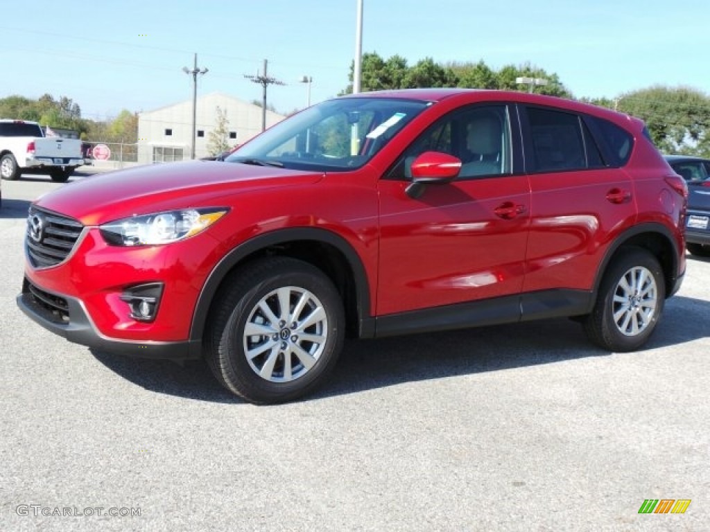 2016 CX-5 Touring - Soul Red Metallic / Sand photo #1