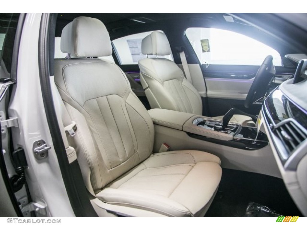 2017 7 Series 740i Sedan - Mineral White Metallic / Ivory White/Black photo #2