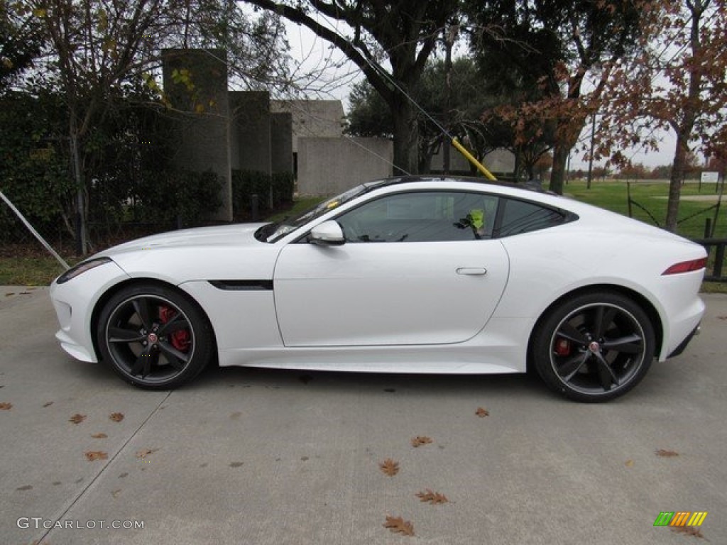 Polaris White 2017 Jaguar F-TYPE R AWD Coupe Exterior Photo #117613545