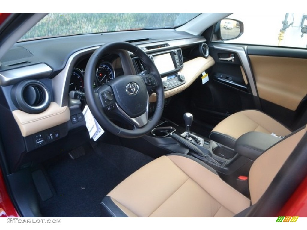 Black Interior 2017 Toyota RAV4 Limited AWD Photo #117614307