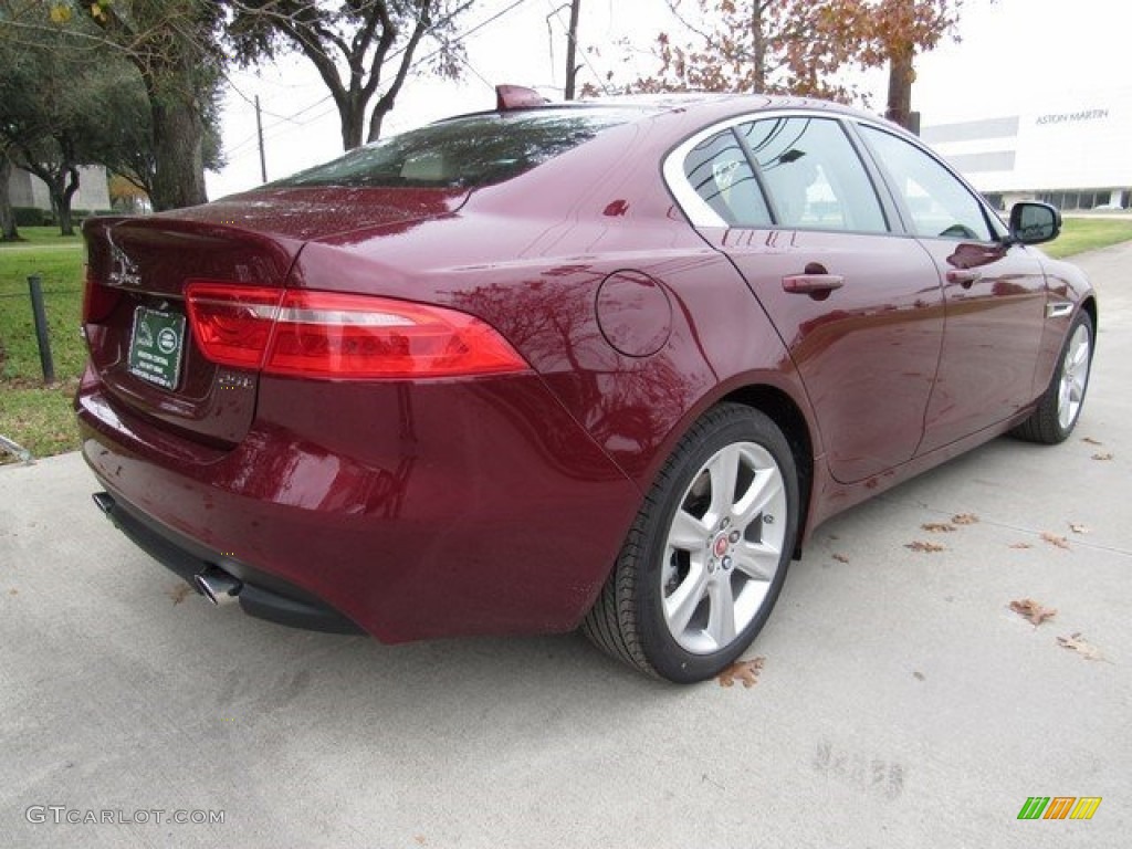 2017 XE 25t Premium - Odyssey Red / Latte photo #4