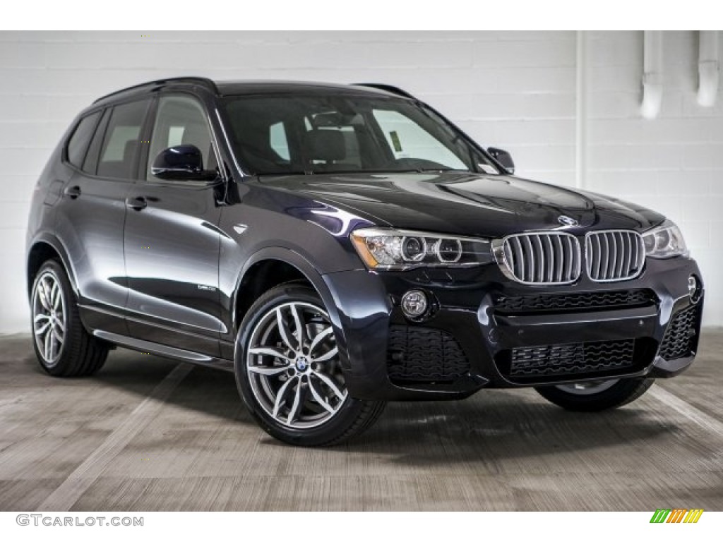Carbon Black Metallic 2017 BMW X3 sDrive28i Exterior Photo #117615210