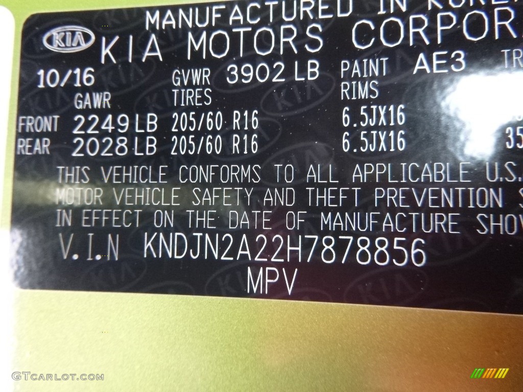 2017 Soul Color Code AE3 for Alien 2 Photo #117615834