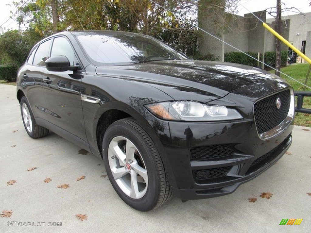 Ultimate Black 2017 Jaguar F-PACE 20d AWD Premium Exterior Photo #117616659