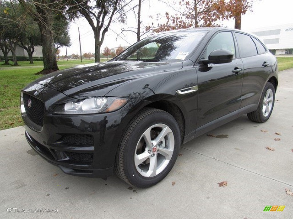 Ultimate Black 2017 Jaguar F-PACE 20d AWD Premium Exterior Photo #117616743