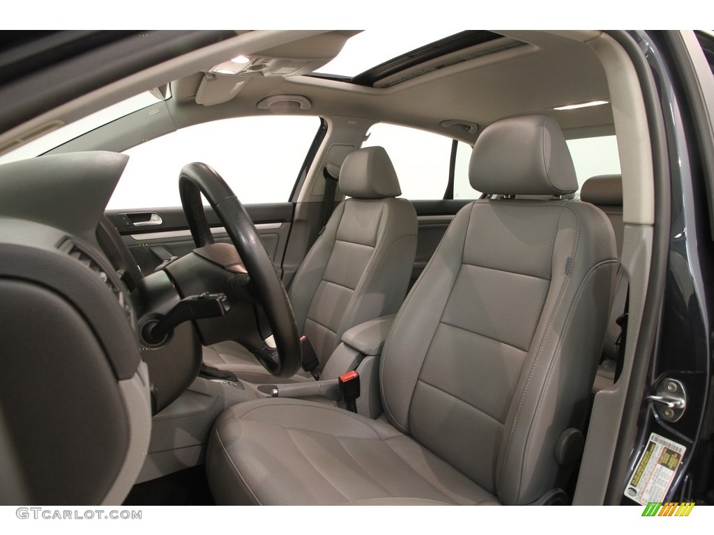 2008 Jetta SE Sedan - Blue Graphite Metallic / Art Grey photo #5