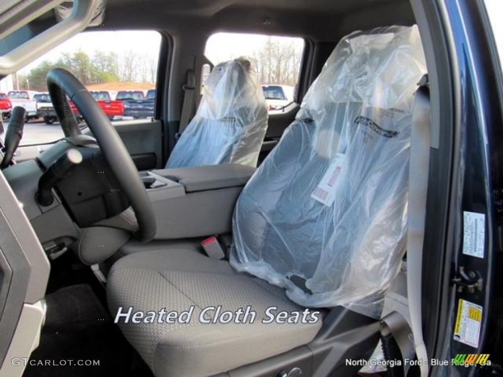 2017 F150 XLT SuperCrew 4x4 - Blue Jeans / Earth Gray photo #11