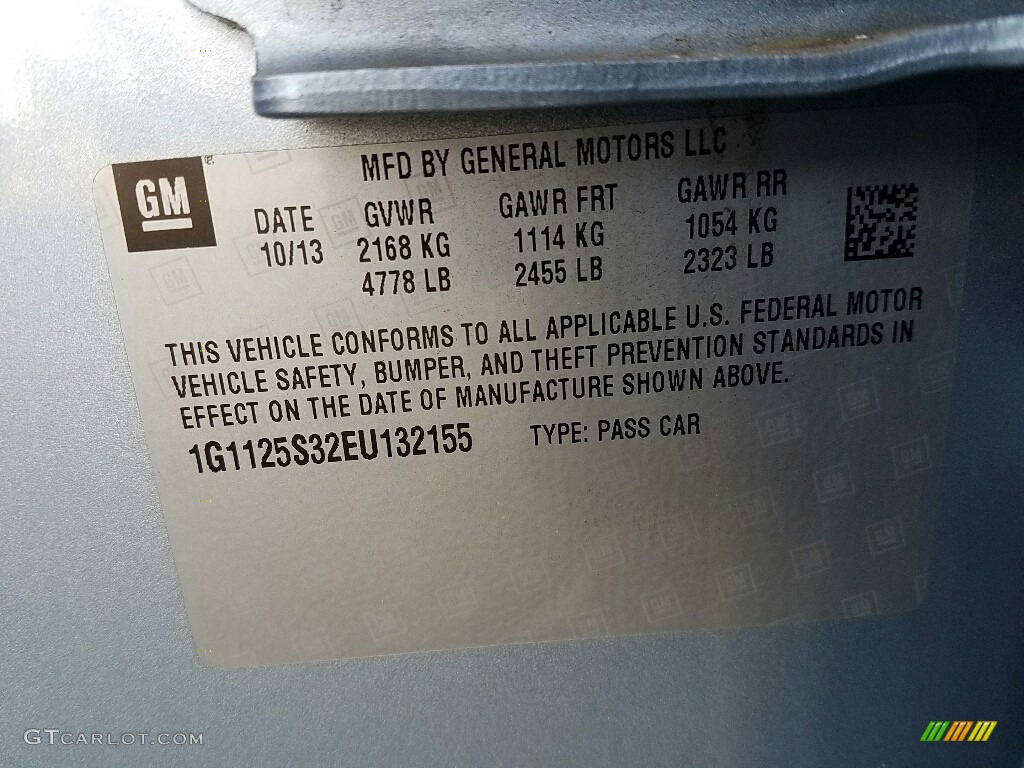 2014 Impala LT - Silver Topaz Metallic / Jet Black/Dark Titanium photo #16