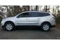 2017 Silver Ice Metallic Chevrolet Traverse LS AWD  photo #3