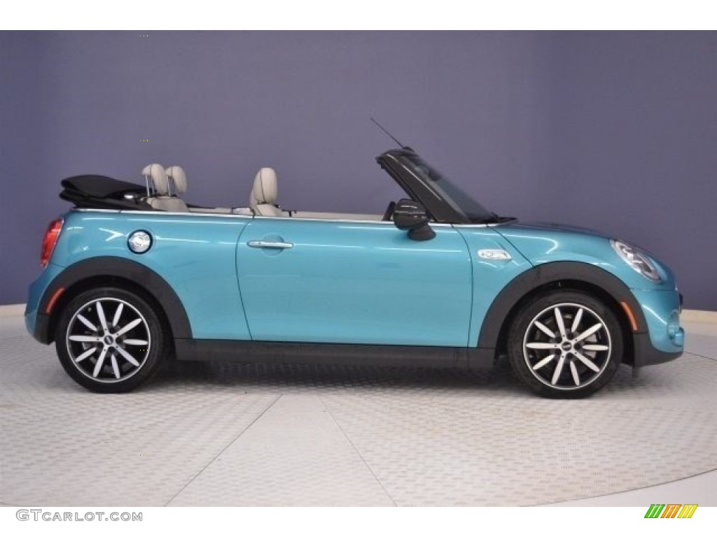 Electric Blue Metallic 2016 Mini Convertible Cooper S Exterior Photo #117623679