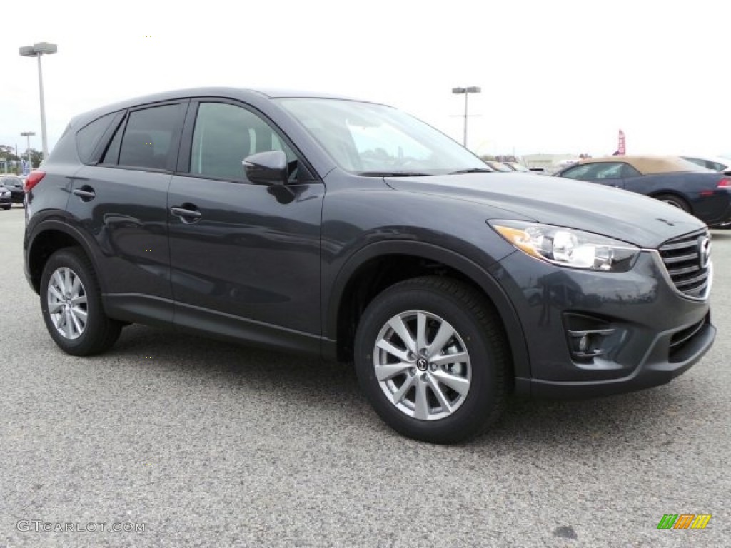 2016 CX-5 Touring - Meteor Gray Mica / Black photo #5
