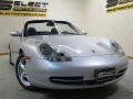 2000 Arctic Silver Metallic Porsche 911 Carrera Cabriolet  photo #6