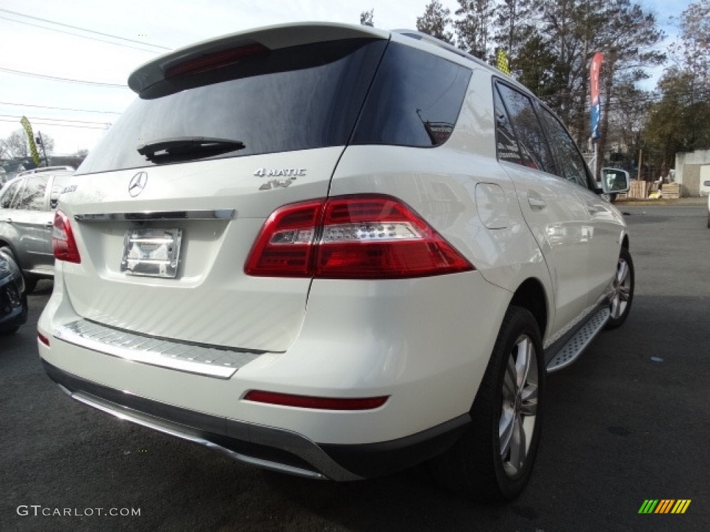 2012 ML 350 4Matic - Diamond White Metallic / Almond Beige photo #7