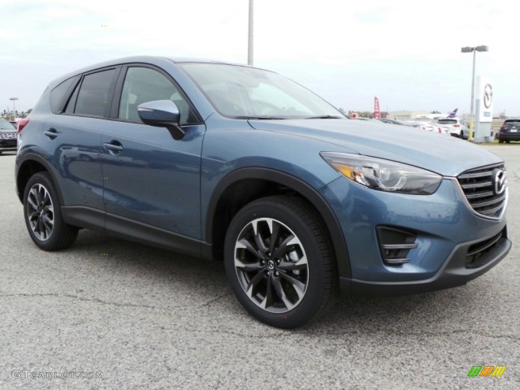 2016 CX-5 Grand Touring - Blue Reflex Mica / Black photo #5