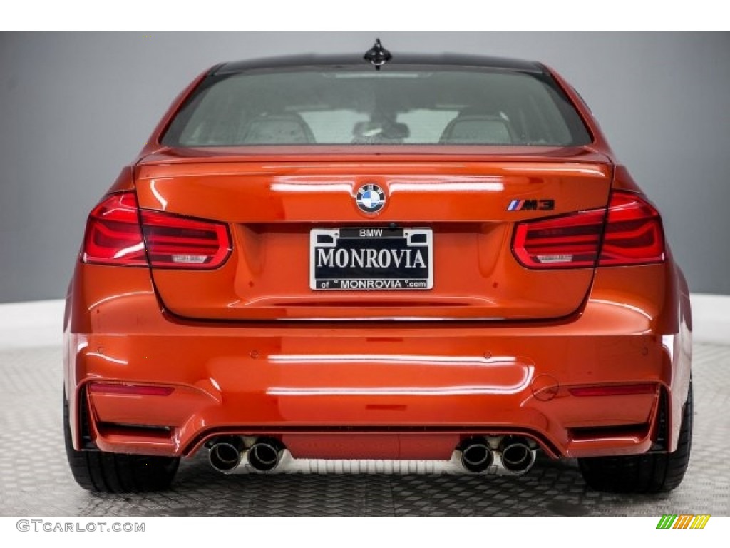 2017 M3 Sedan - Sakhir Orange II Metallic / Black photo #4