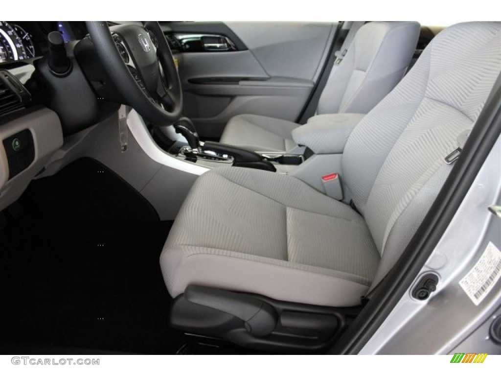 2017 Accord LX Sedan - Lunar Silver Metallic / Gray photo #9