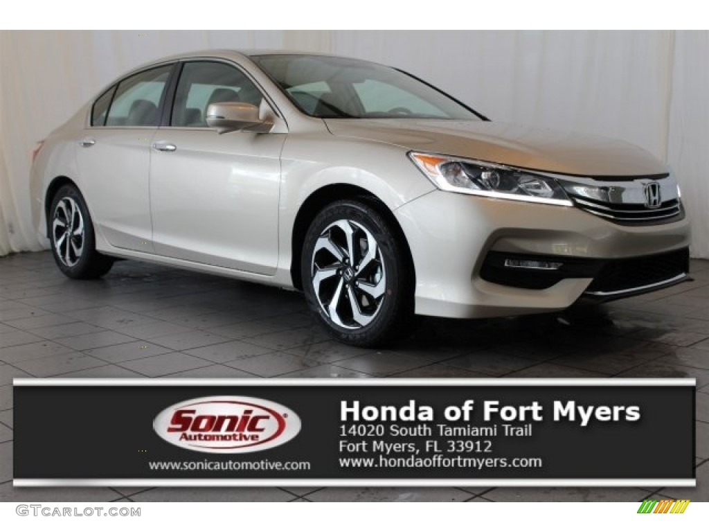 2017 Accord EX Sedan - Champagne Frost Pearl / Ivory photo #1
