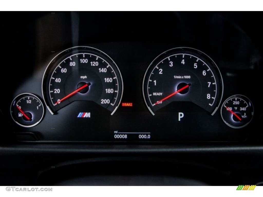 2017 BMW M3 Sedan Gauges Photo #117630323