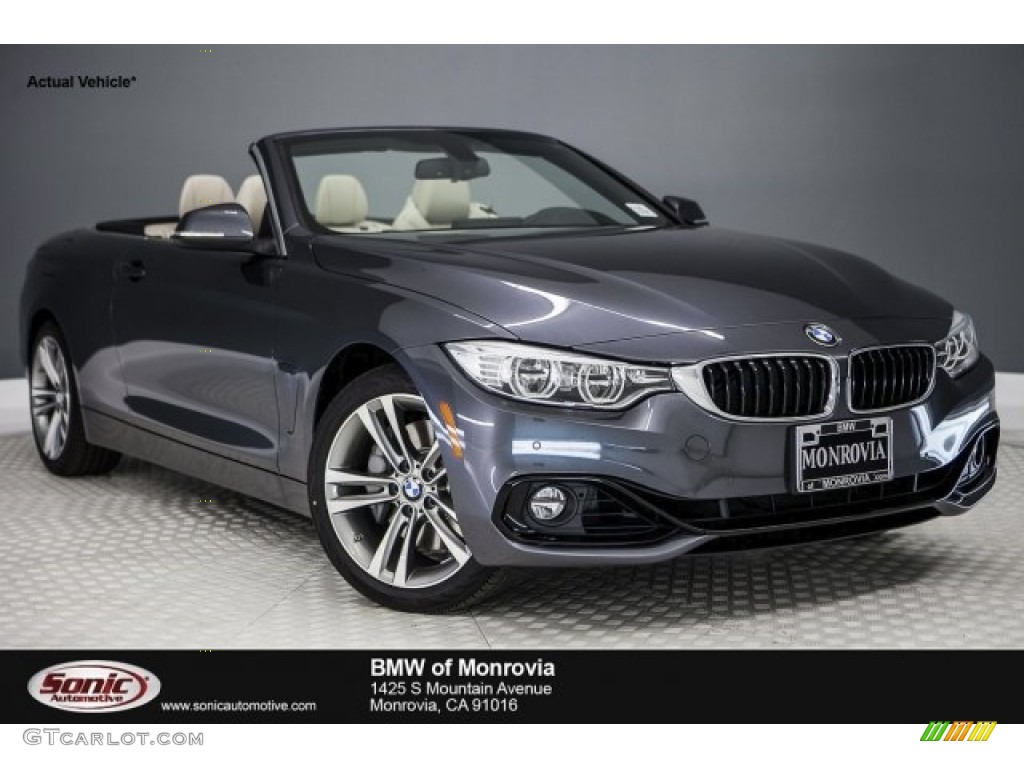 2017 4 Series 440i Convertible - Mineral Grey Metallic / Oyster photo #1