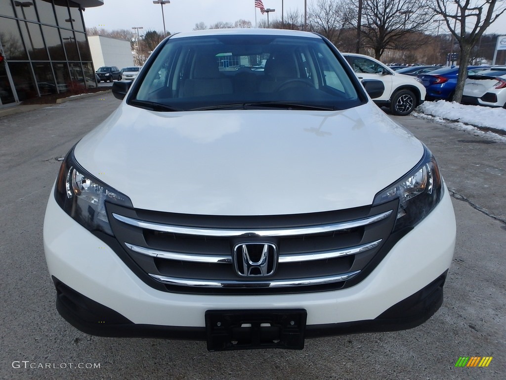 2014 CR-V LX AWD - White Diamond Pearl / Gray photo #8