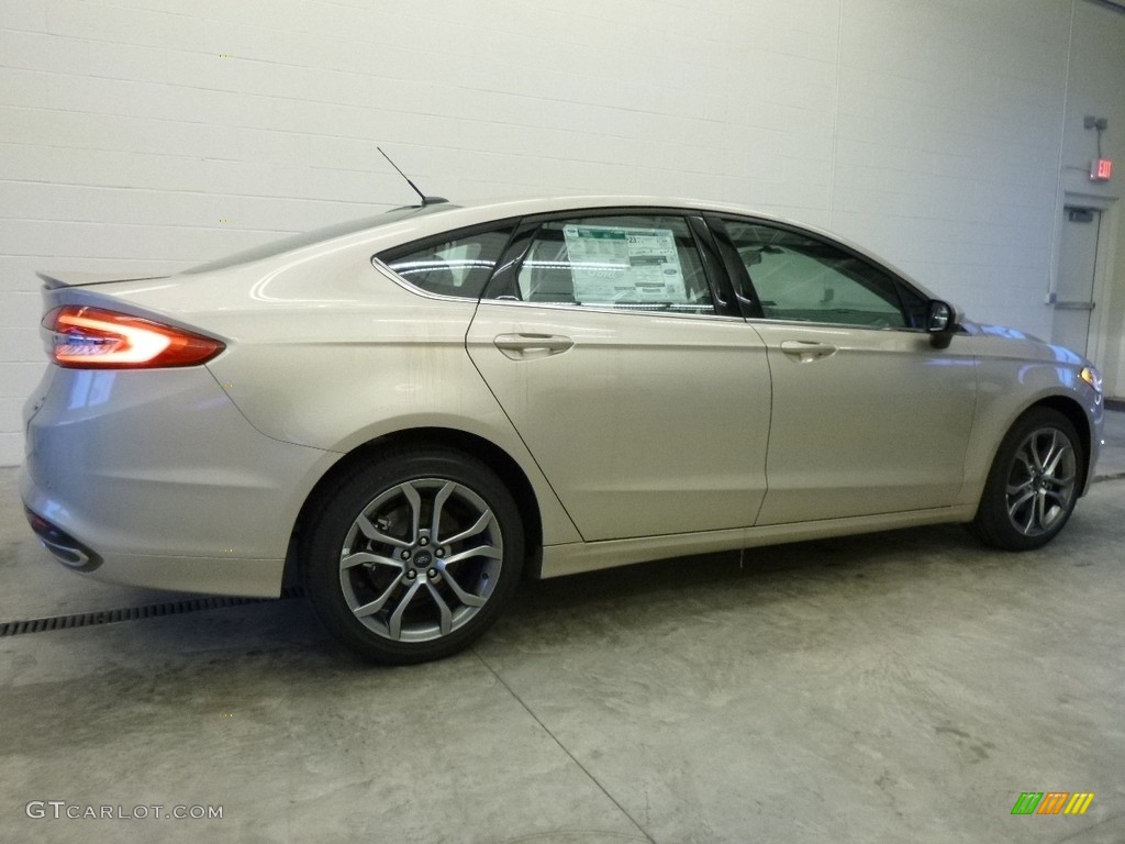 2017 Fusion SE AWD - White Gold / Ebony photo #2