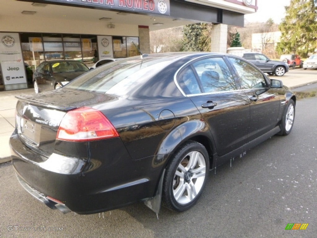 2008 G8  - Panther Black Metallic / Onyx photo #2