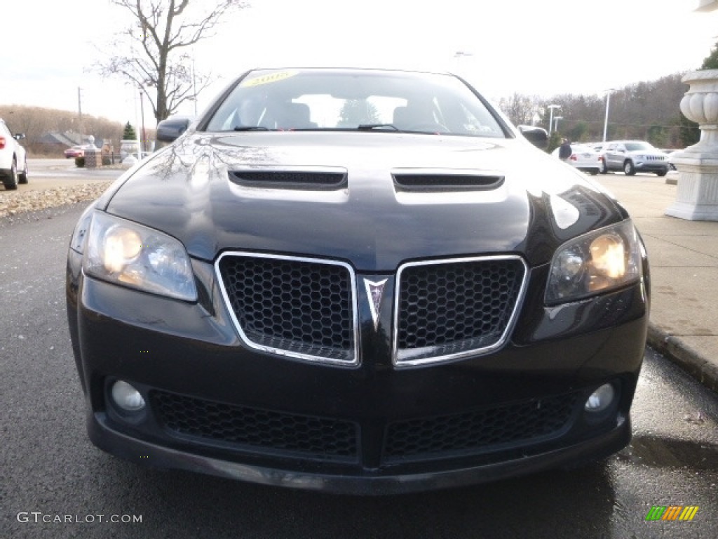 2008 G8  - Panther Black Metallic / Onyx photo #9
