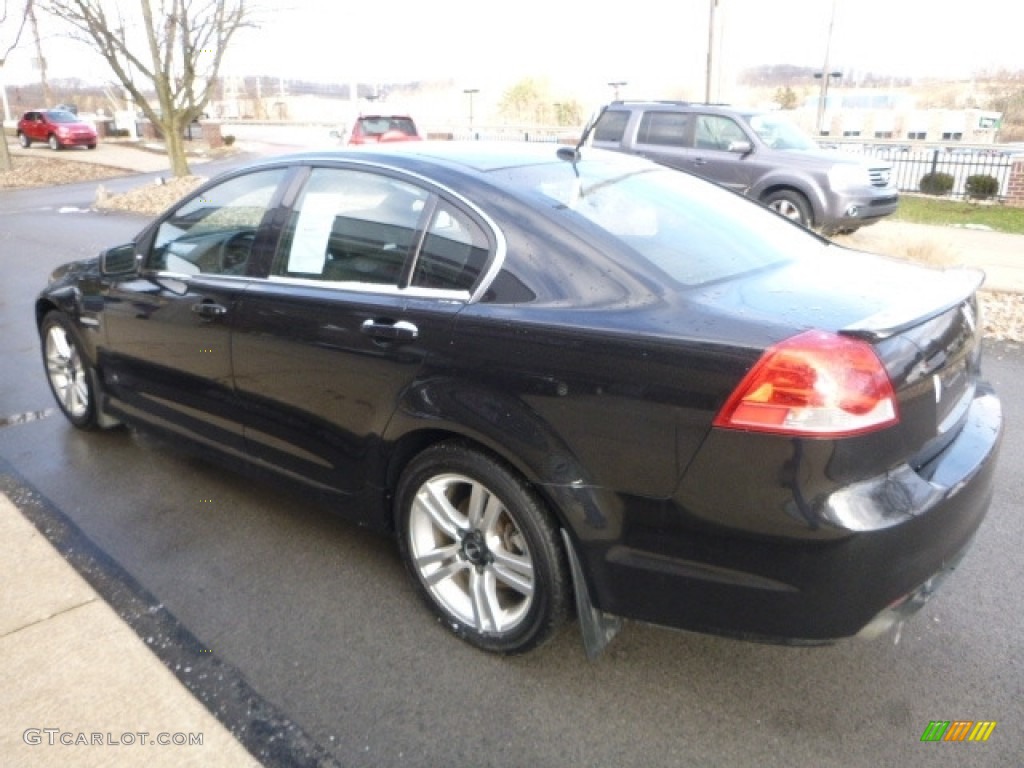 2008 G8  - Panther Black Metallic / Onyx photo #12