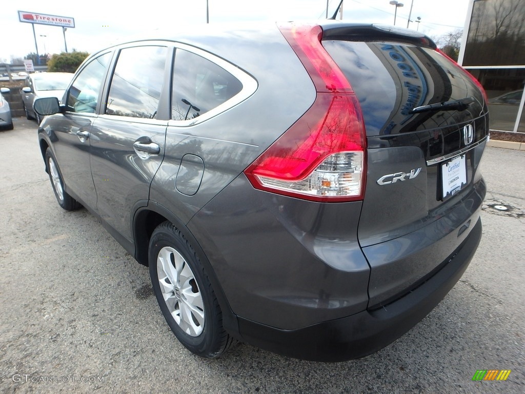 2014 CR-V EX AWD - Polished Metal Metallic / Gray photo #3