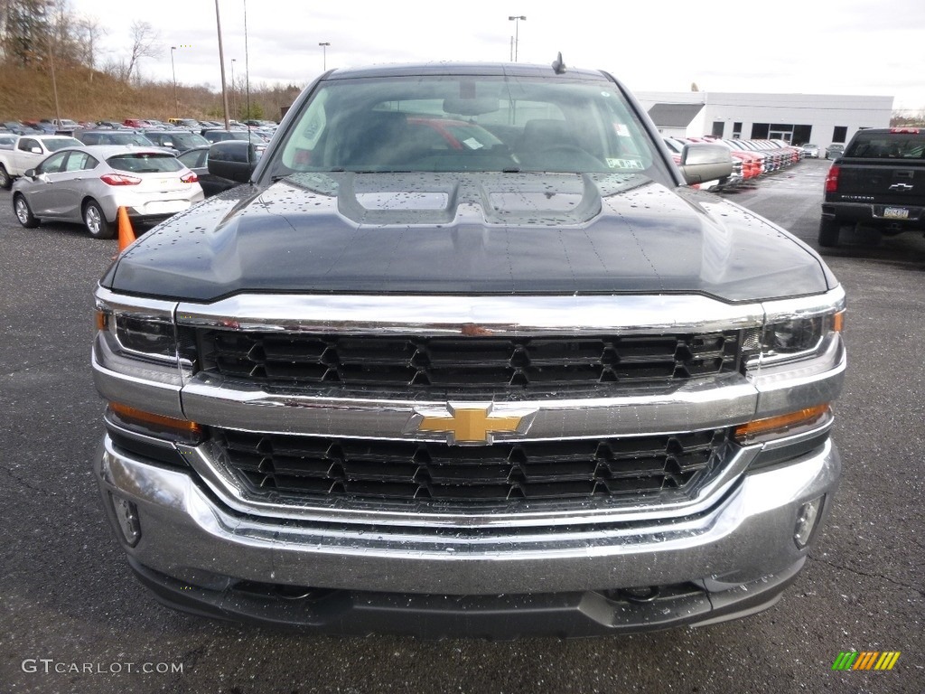 2017 Silverado 1500 LT Double Cab 4x4 - Graphite Metallic / Jet Black photo #2