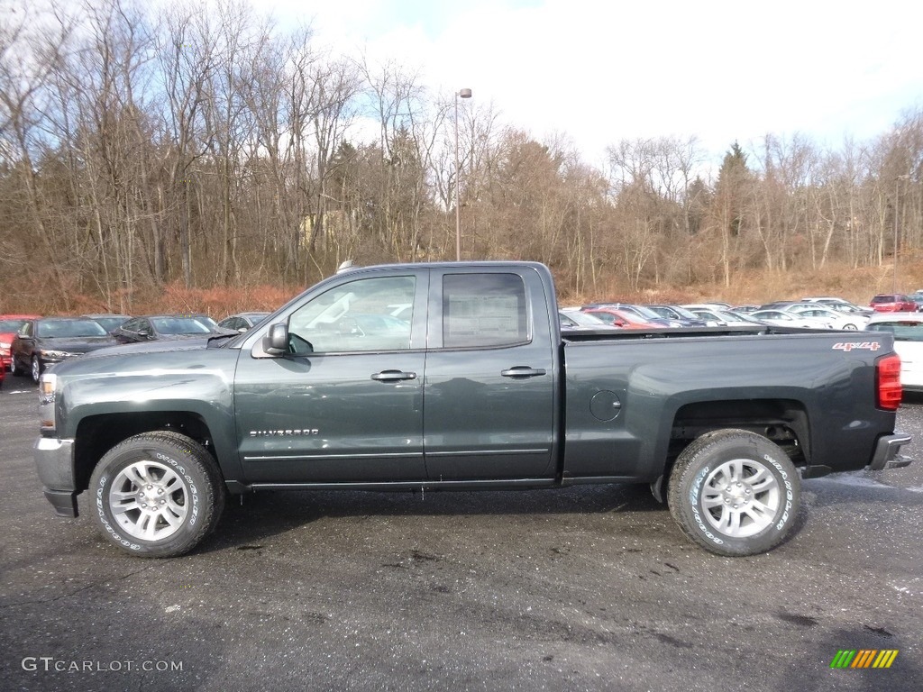 2017 Silverado 1500 LT Double Cab 4x4 - Graphite Metallic / Jet Black photo #8