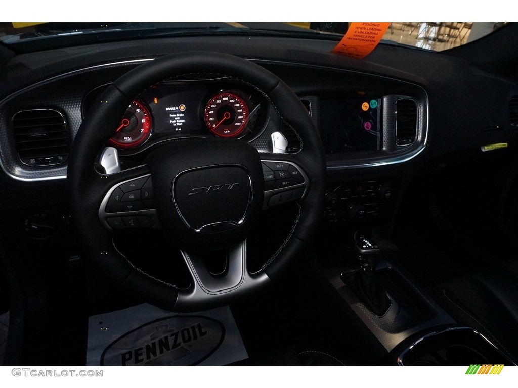 2017 Charger SRT Hellcat - Destroyer Grey / Black photo #7
