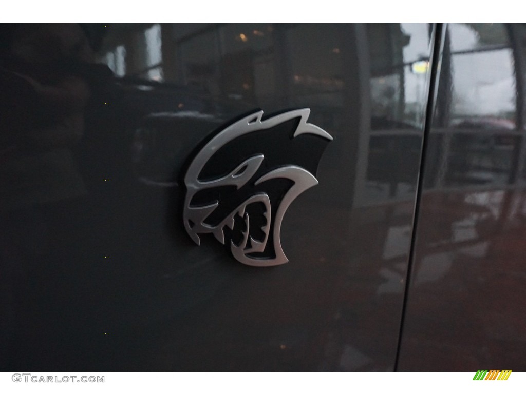 2017 Charger SRT Hellcat - Destroyer Grey / Black photo #9