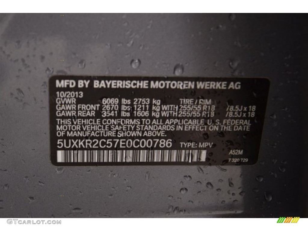 2014 X5 sDrive35i - Space Grey Metallic / Black photo #30