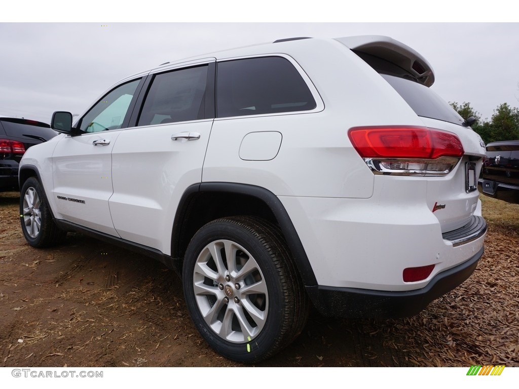 2017 Grand Cherokee Limited - Bright White / Black/Light Frost Beige photo #2