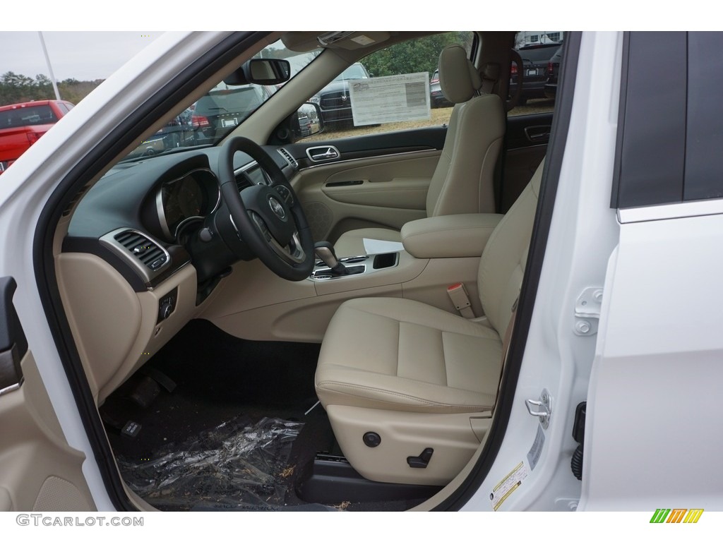 2017 Grand Cherokee Limited - Bright White / Black/Light Frost Beige photo #7