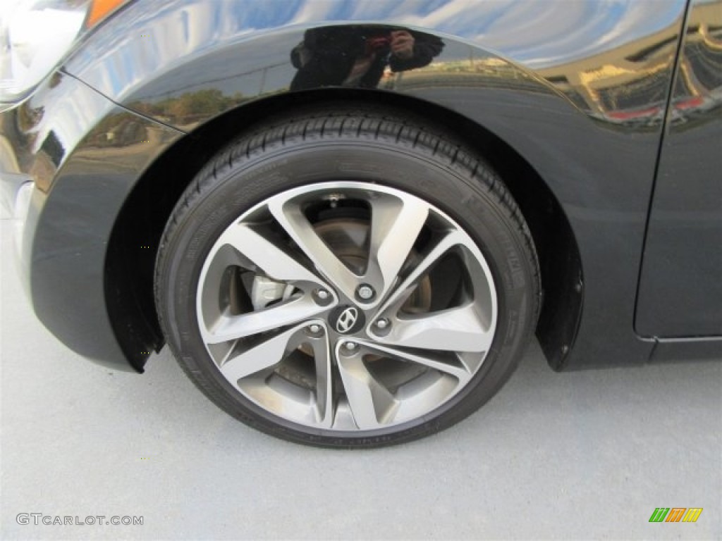 2014 Elantra Limited Sedan - Black / Black photo #5