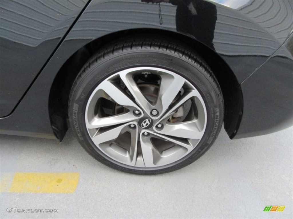 2014 Elantra Limited Sedan - Black / Black photo #12