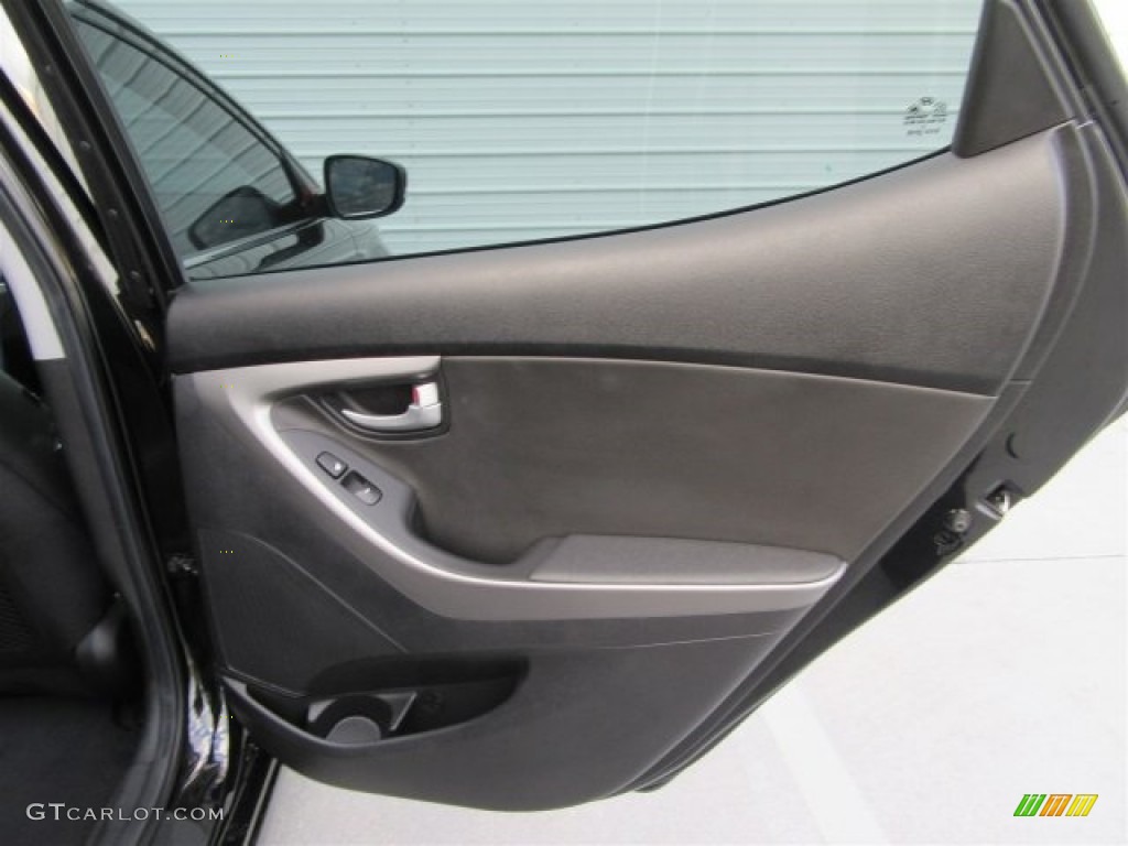 2014 Elantra Limited Sedan - Black / Black photo #32