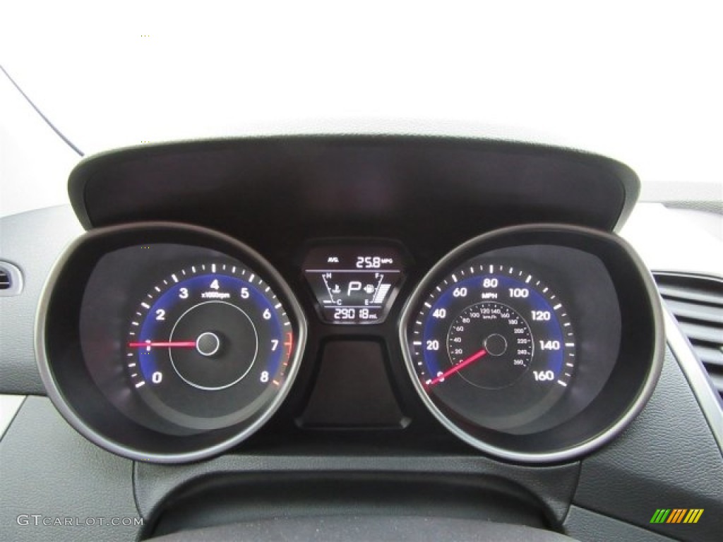 2014 Elantra Limited Sedan - Black / Black photo #40