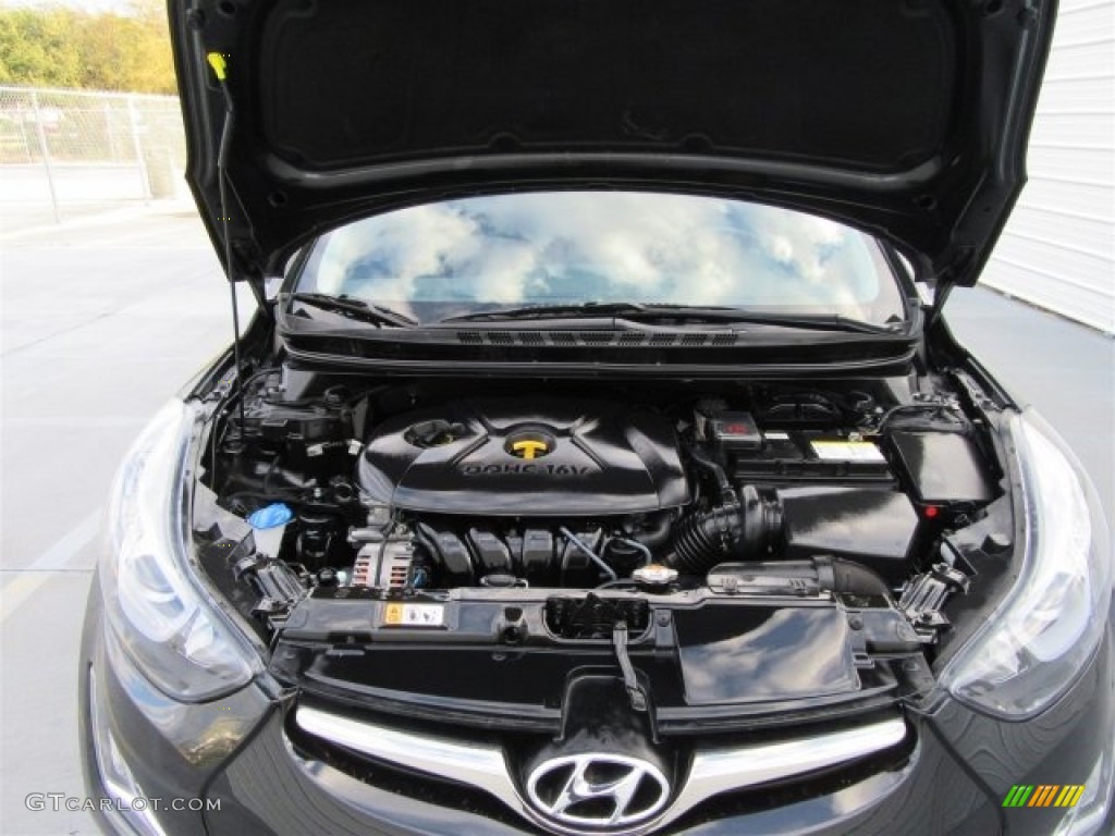 2014 Elantra Limited Sedan - Black / Black photo #50
