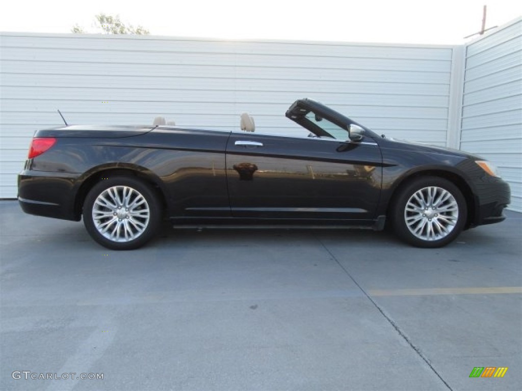 2013 200 Limited Convertible - Black / Black/Light Frost Beige photo #4