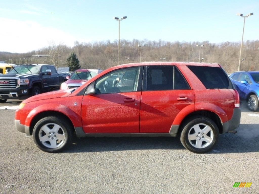 2004 VUE V6 AWD - Chili Pepper Red / Gray photo #3